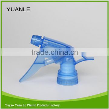 2015 New Design High Quality 28/410 YuYao Transparent Blue Model A Plastic Garden Sprayer