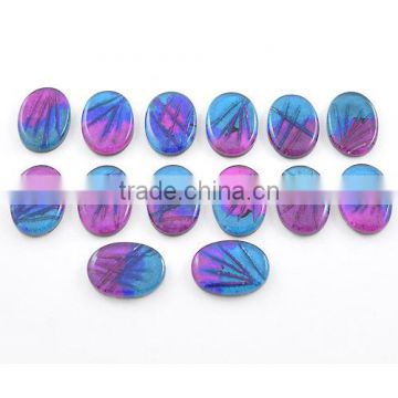 Dichroic glass wholesale gemstones for jewelry making Handmade glass