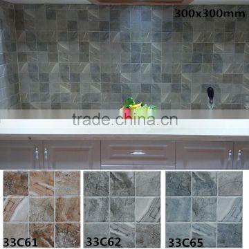 China 3D rustic kitchen wall tile from factory 300x300mm