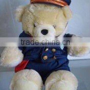 Classtic Teddy Bear with Capital Uniform