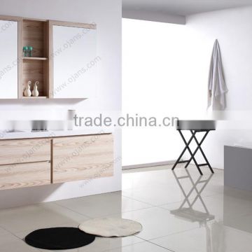 Three draw 1500mm length wall-mounted bathroom vanity cabinets