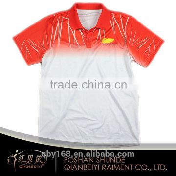 Adults custom printing short sleeve sports t shirt design
