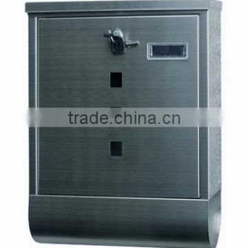 Modern customized wall mounted stainless steel mailbox                        
                                                Quality Choice