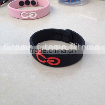 2013 wholesale factory price free ion silicone bracelet sample
