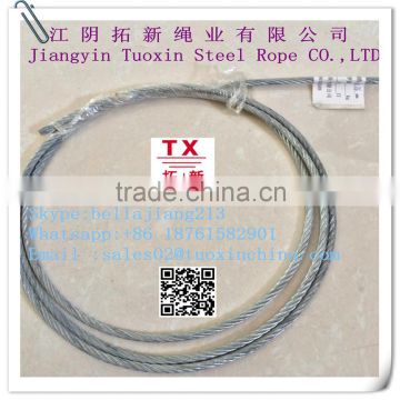 tpu coated steel wire rope for exercise equipment