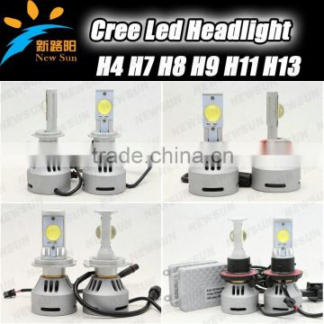 2015 high power led headlight bulb h7 H1,H3,H4,H7,H8,H11,H13,9004,9005,9006 car led headlight