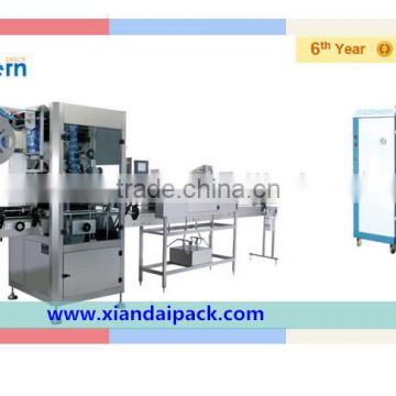 label sleeving machine in China factory