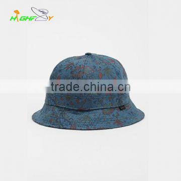 wholesale/high quality outdoor popular comfortable custom print fisherman hat/bucket cap for man/women