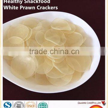 Chinese seafood snacks of White Prawn Crackers without any pigment and additives