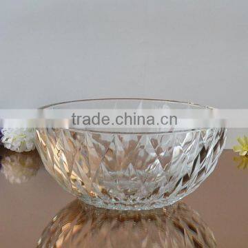 Wholesale glass bowl for fruit salad large capacity