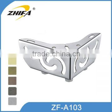 ZF-A103 high quality tapered legs sofa metal legs dresser legs