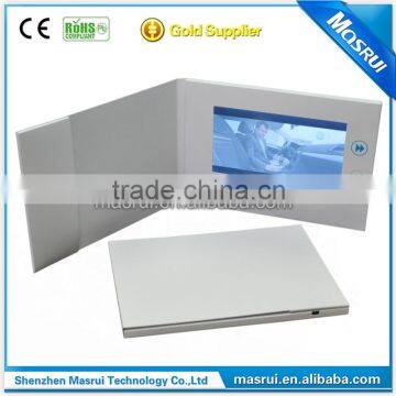 Fancy 7.0 " LCD screen Video Brochure Video Greeting card Module for business gift