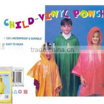 kids rain poncho