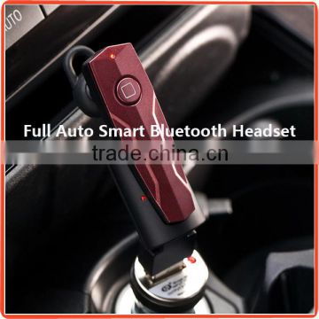 Car full auto smart wireless the best ear hook handsfree bluetooth headset