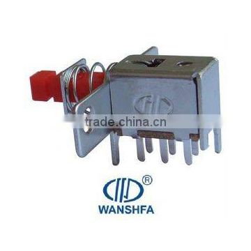 'PS-22F03 DPDT Push switch 0.5A 50V
