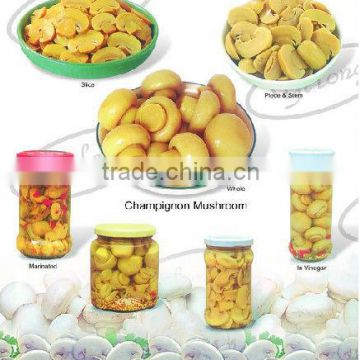 Canned Whole Button Mushroom
