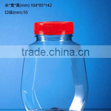 Empty plastic jar dry food PET bottles