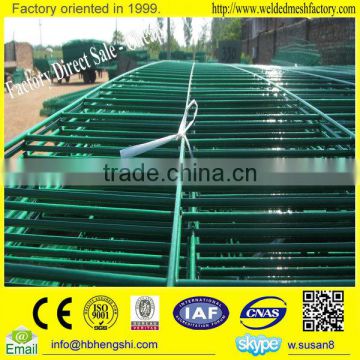 China Cheap pvc coated green,yellow Welded Wire Fencing (ISO & SGS)