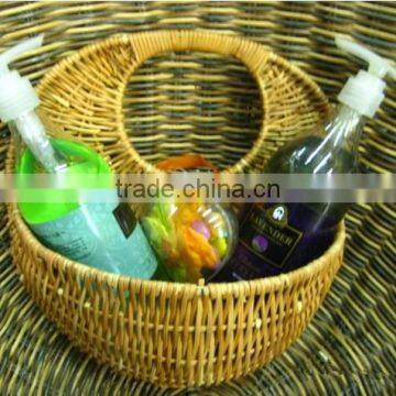 heze kaixin wicker baskets bathroom round handle