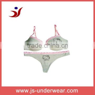 girls lovely bra panty from professional underwear manufacturer