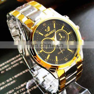 New Popular promotional custom your logo quartz movement cheap mens leather watches