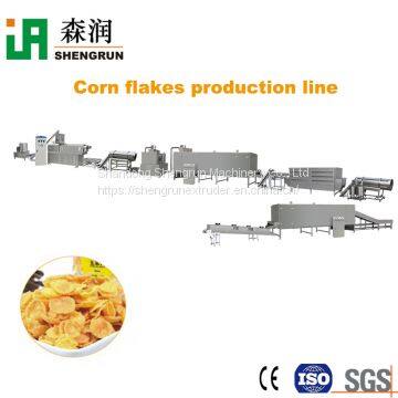 Stainless steel corn flakes extruder machinery line