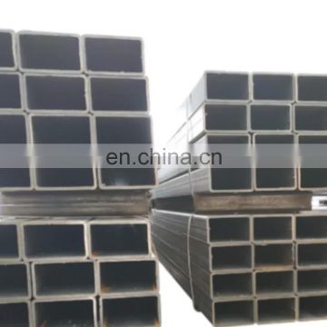 Chinese supplier zinc coated pipe mild square tube 4x4 weight calculator steel pipes square pipe