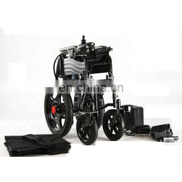 CE ISO approved foldable handicapped light weight mobility electric wheelchair