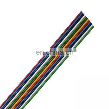 CE RoHS AWM 1007 24AWG 20AWG 10P 8P Rainbow Flat Wire