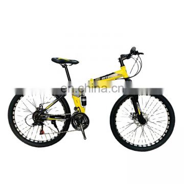 folding bike mountain bicycle china factory directly provide solid steel frame bike folding