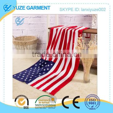 top promotional gifts beach blanket towels with national flags print one side