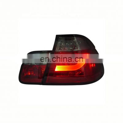 Red Smoke Color Led Tail Lamp for E46 320 328 325 2001-2004 year 4doors