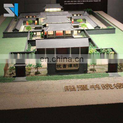 High quality wood material model for show , architectural wood model kit