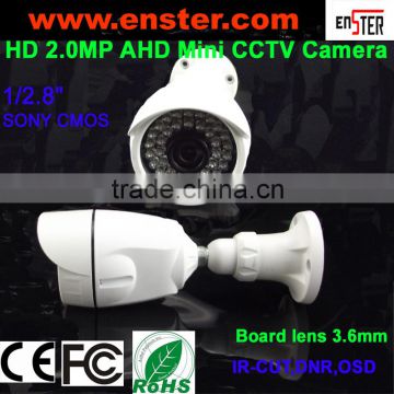 Enster 2Megapixels 1/3" OV CMOS Mini 1080P AHD Camera with IR-CUT,DNR,OSD