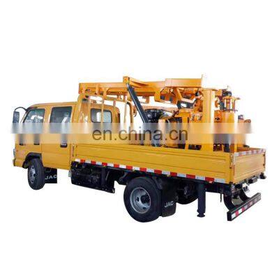 OrangeMech Omen market truck mounted water well drilling rig / water bore hole rigs / truck mounted borehole drilling rig