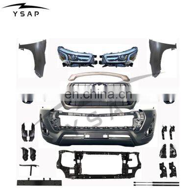 Factory price conversion kit facelift body kit for 2016-2020 Fortuner upgrade to 2021 Hilux Revo kit