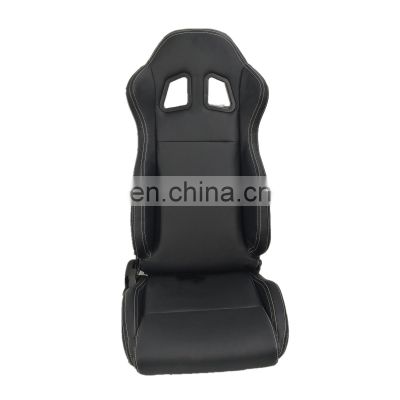 Black PVC leather Foam Adjustable racing & gaming chair