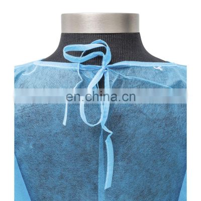 Best Quality With Competitive Non Woven Isolation Gown Disposable Isolation Gown For Visit Use