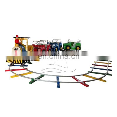 Cheap electric track train for rental business