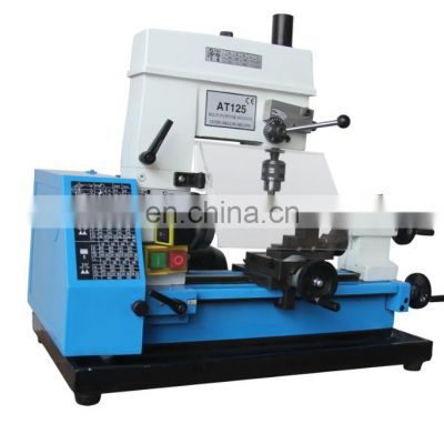 AT125 Multi purpose 3 in 1 mini metal lathe machine for hobby and education