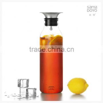 "SAMADOYO" Glass Drinking Jug/ Kettle/ Bottle With Stopper
