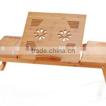 Folding Wooden Laptop Table On Bed