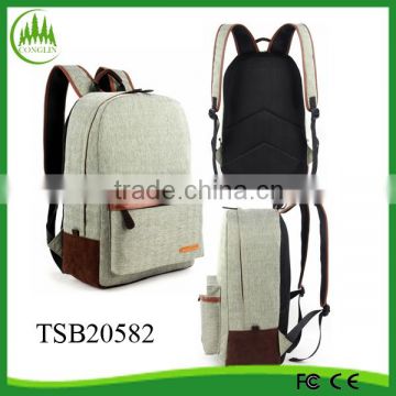 2015 hot sell wholesale jute bag, burlap bag school bag backpack hemp backpack