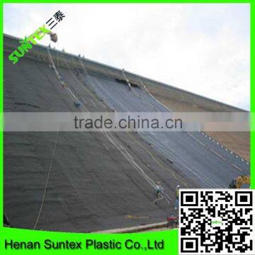 100% virgin HDPE black slope protection Geomembrane for construction activities