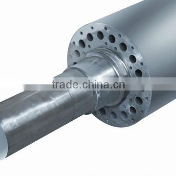 non woven fabric hot rollers with smooth roller and embossing roller