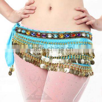 218pcs Coins Hip Scarf Belly Dance Coin Scarf                        
                                                Quality Choice