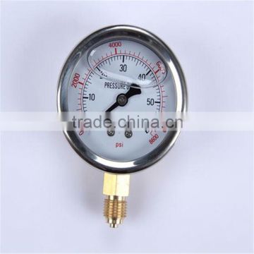 Durable Light Weight Easy To Read Clear Racing Oil Pressure Gauge