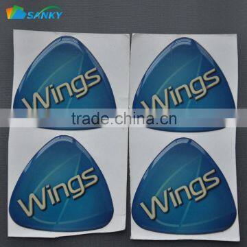 Colorful Style Promotion Waterproof Decoration Epoxy Sticker