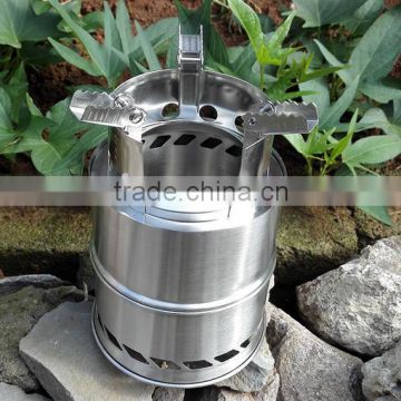 stainless steel wood stove ,Portable camping , wood stove, furnace burn oven outdoor wood stove