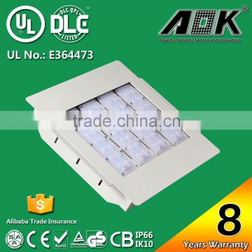 Factory IP67 High Power Modular Design LED Canopy Light for Gas Station with DLC UL Listed